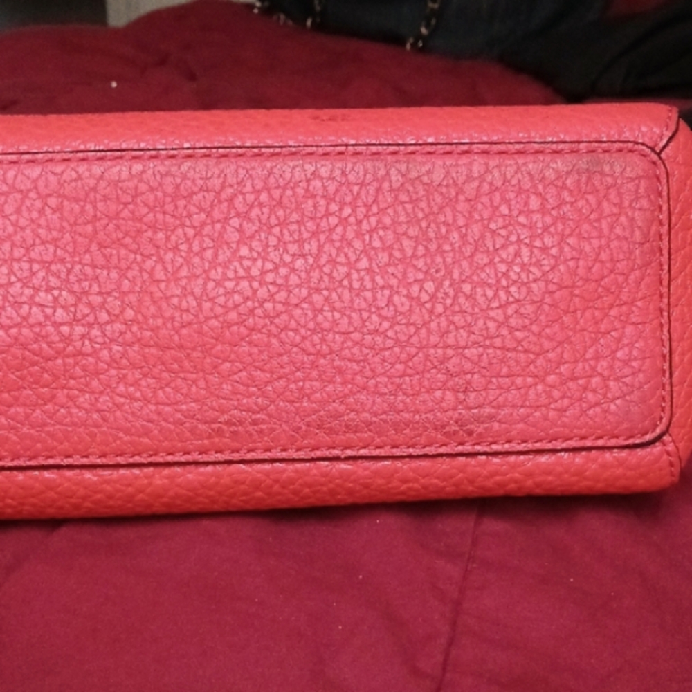 Kate Spade Carter Street Georgia Leather Crossbody/Shoulder Bag-Burnt Orange EUC - Picture 8 of 16